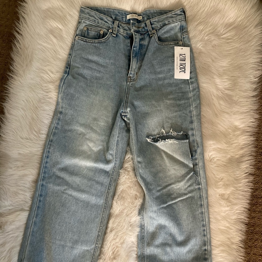 12th Tribe Brooklyn Slash denim jeans